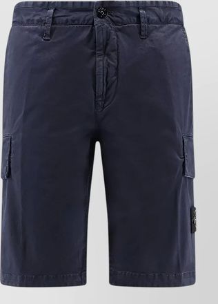 Stone Island organic cotton cargo shorts