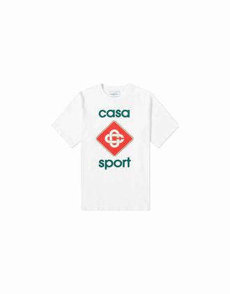 Casablanca Mens Casablanca Casa Sport T Shirt White - Size: 40