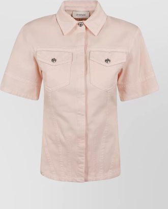 Max Mara ontano shirt jacket chest pockets collar