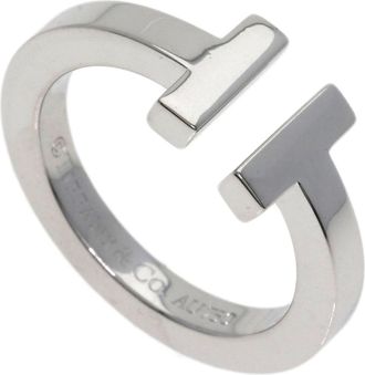 Tiffany & Co. White Gold (18K) Band Ring (Pre-Owned)