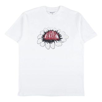 Carhartt Work in Progress Pixel Flower Short Sleeve T-Shirt White I033161-02-XX