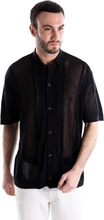 Paolo Pecora Polo Shirt - Heren - Vesten - Zwart - XL - Katoen - Truien & Vesten