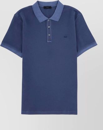 Fay logo polo shirt contrast collar