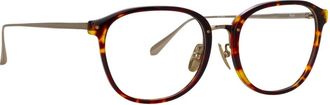 Linda Farrow Glasses, unisex, Brown, Size: 52 MM LFL