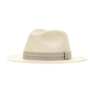 Eleventy Hats, male, White, Size: S Eleventy Scarfs White