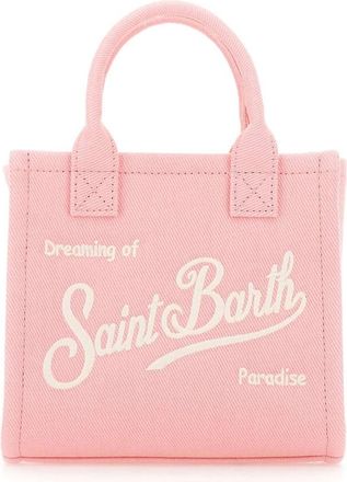 MC2 Saint Barth Mini Vanity Bag - Dames - Handtassen - Roze - ONE Size - Katoen - Tassen