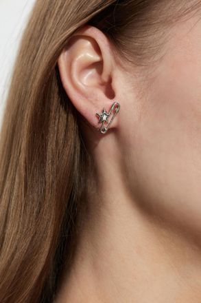 Marc Jacobs Star-shaped Earrings, Womens, Silver