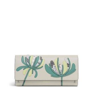 Radley London Picton Place - Summer Blooms Large Flapover Wallet in Shell at Nordstrom