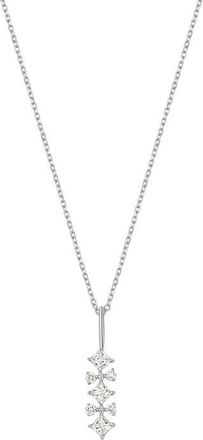 Bony Levy Getty Diamond Pendant Necklace in 18K White Gold at Nordstrom
