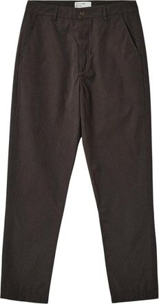 Universal Works Pantalones Chino Military de Micro Lona - Trousers - Hombre - Marr&oacute;n - W34