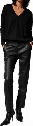 SPRWMN Sophia Cigarette Trouser In Black