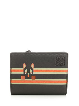 Loewe Futurist Cat Compact Wallet Wallets Multicolor