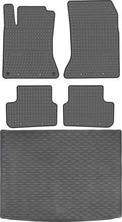 OEM Juego De Alfombrillas De Goma Para Coche Y Maletero Para Mercedes Gla I Crossover (2014-2019)