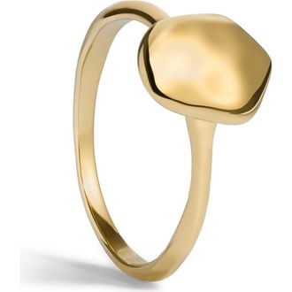 Monica Vinader Odyssey Stacking Ring in 18K Gold Vermeil at Nordstrom, Size 6.75