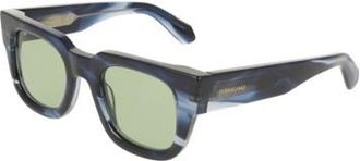 Ferragamo Green Rectangular Mens Sunglasses SF2106S 413 49