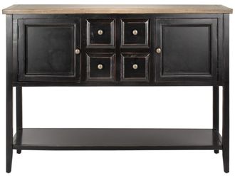 Safavieh Aparador de olmo/pino negro