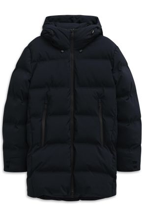 Bugatti Parka BUGATTI Rainseries, Herren, Gr. 50, 390, marine, 100% Polyester, unifarben, regular fit, gerader Abschluss, Jacken Parka, wasserdicht, atmungsak