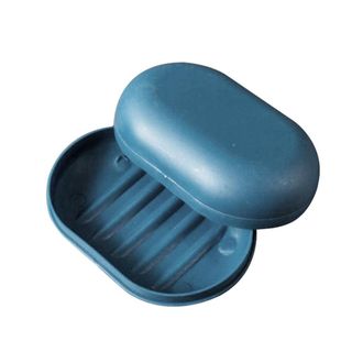 OEM Juego De 10 Jaboneras, Escurridor De Viaje, Caja De Ducha Impermeable, Bandeja De Jab&oacute;n Con Tapa, Caja De Jab&oacute;n Impermeable Para Cocina Y Ba&ntilde;o (azul)