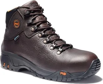 Timberland TiTAN Alloy Toe Waterproof Work Boot in Brown at Nordstrom, Size 10.5