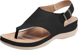 Generic Beach Shoes Poolside Shoes Women Short Heels For Women Plantar Fasciitis Support Black Trainers Size 3 Water Slip And Slide Ladies Moccasin Slippers S