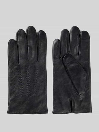 HUGO BOSS Handschuhe aus echtem Lammleder in Black, Gr&ouml;&szlig;e 9