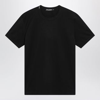 Dolce & Gabbana Black cotton jersey T-shirt