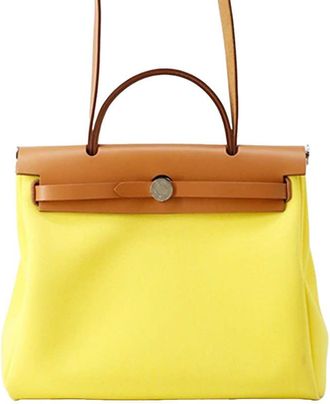 Herm&egrave;s Pre-owned Hermes Toile Herbag Zip 31 Ladies IIPA39X65JA9LX11