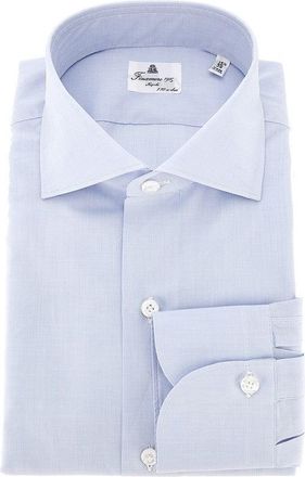 Finamore 170 two-ply cotton poplin shirt Man 39