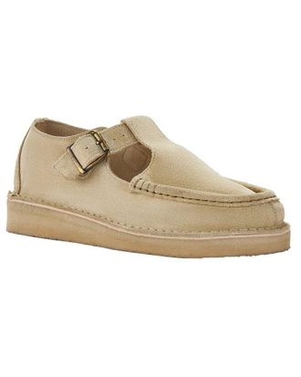 Clarks Nomad T Bar Suede Shoe