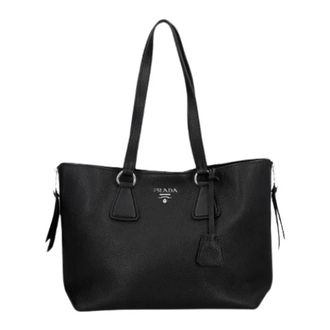 Prada Pre-owned Tote Bags, female, Black, Size: ONE SIZE Pre-owned Shopper