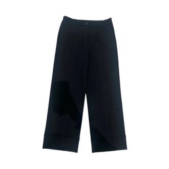 Marella Straight-Leg Trousers - female - Marella - Wide Trousers - Black - XS - Trousers