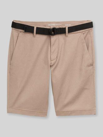 Tom Tailor Denim Regular Fit Chinoshorts aus Baumwoll-Mix in Beige, Gr&ouml;&szlig;e XXL