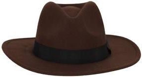 Sarlini cowboyhoed donkerbruin