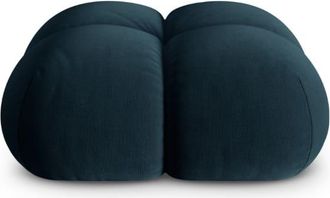 Cosmopolitan Design Puf terciopelo petr&oacute;leo oscuro