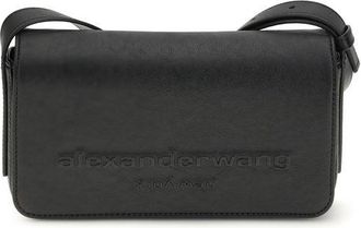 Alexander Wang Alexander Wang Zwarte Kalfsleren Bos Taurus Schoudertas