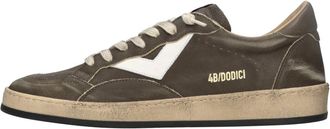 4B12 Playnew U120 Sneakers - Heren - Sneakers - Groen - 45 EU - Leer - Schoenen