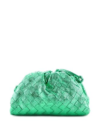 Bottega Veneta The Pouch Intrecciato Nappa Mini crossbody bag - Verde