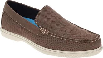 Dockers Mens Dockers Bancroft Loafers Taupe Leather Moc Toe Casual Shoes GAL1498