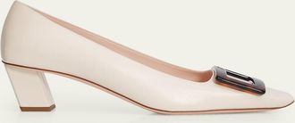 Roger Vivier 45mm Belle Vivier Turtle Leather Pumps
