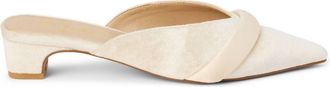 Matisse Footwear Womens Kellan Heeled Mules In Ivory
