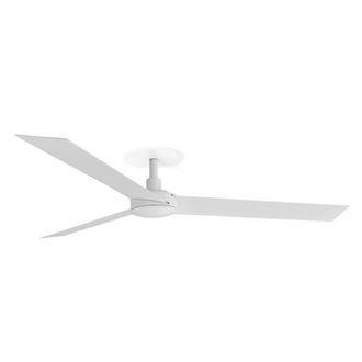 Netlighting Cruiser Recessed 132cm Ceiling Fan Matt White