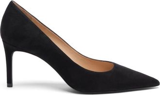 Stuart Weitzman Power 75 - Dames - Pumps - Zwart - 37 EU - Schoenen