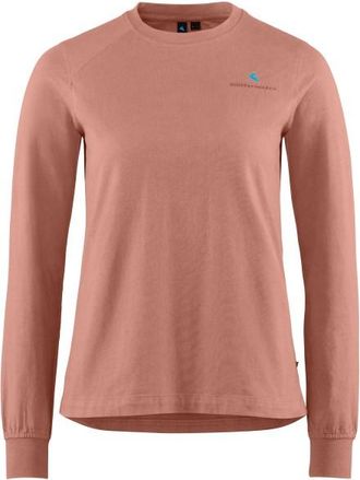Kl&auml;ttermusen Root Logo L/S Tee Longsleeve f&uuml;r Damen | rosa