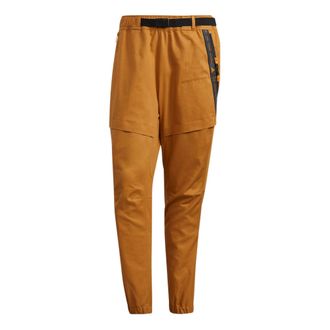 adidas Mens adidas Running Training Breathable Casual Joggers/Pants/Trousers Brown HE9896