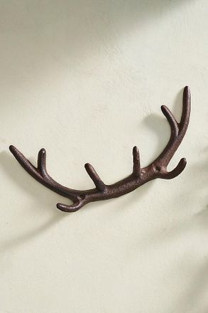 Terrain Cast Iron Antlers Hook Rack