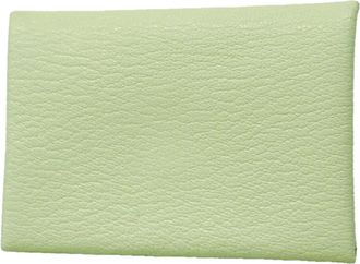 Herm&egrave;s Mint Green Chevre Myzore Leather Coin Purse/Coin Case (Pre-Owned)