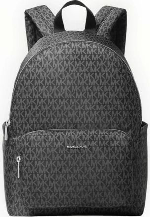 Michael Kors Zaino Grande Tanner con Logo Stampato Signature - - Bags - unisex - Nero - ONE SIZE