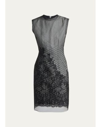 Alexander McQueen Quilted Lace Dress