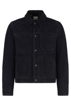 Paul Smith Dark Blue Solid Jackets