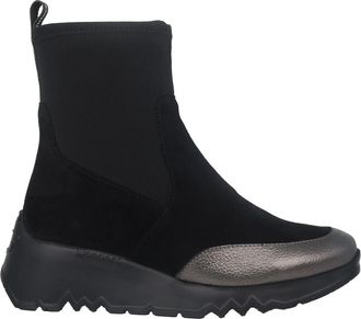 Wonders Zwarte Dameslaars - Singapur Stijl - Dames - Enkellaarsjes - Zwart - 41 EU - Su&egrave;de - Schoenen